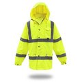 Safety Works 3XL YEL PU Rain Jacket 3NR60003X
